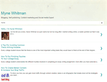 Tablet Screenshot of mynewhitman.com